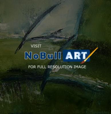 None - Green Fields II - Acrylic On Canvas